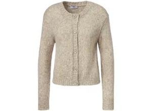 4061389947252 - Strickjacke überschnittener Schulter beige 40