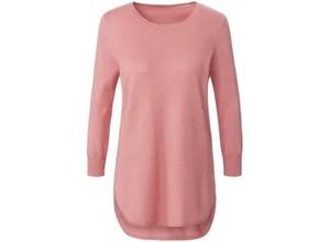 4061389954199 - Rundhals-Pullover aus Seide und Kaschmir Seide Kaschmir rosé 46