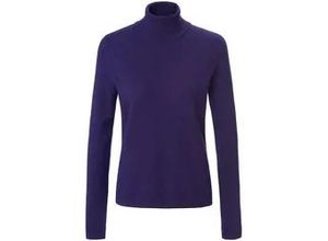 4061389957299 - Rollkragen-Pullover aus 100% Premium-Kaschmir Cashmere lila 44