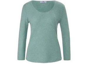 4061389958258 - Pullover aus 100% Premium-Kaschmir Cashmere türkis 40