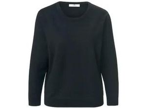 4061389978065 - Rundhals-Pullover PETER HAHN PURE EDITION schwarz 40