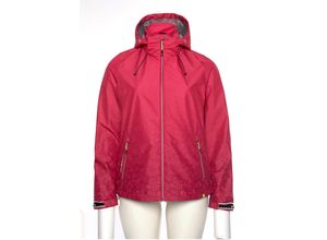 4061393470722 - Große Größen Regenjacke wasserabweisend Kapuze windddicht pink Gr40