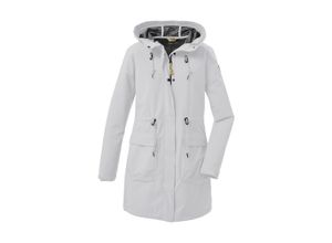 4061393866761 - killtec® Softshell-Parka Taillenregulierung wasserabweisend für Damen weiß 38