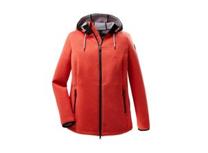 4061393917661 - Große Größen Jacke aus Scuba-Qualität mit Kapuze rot Gr44