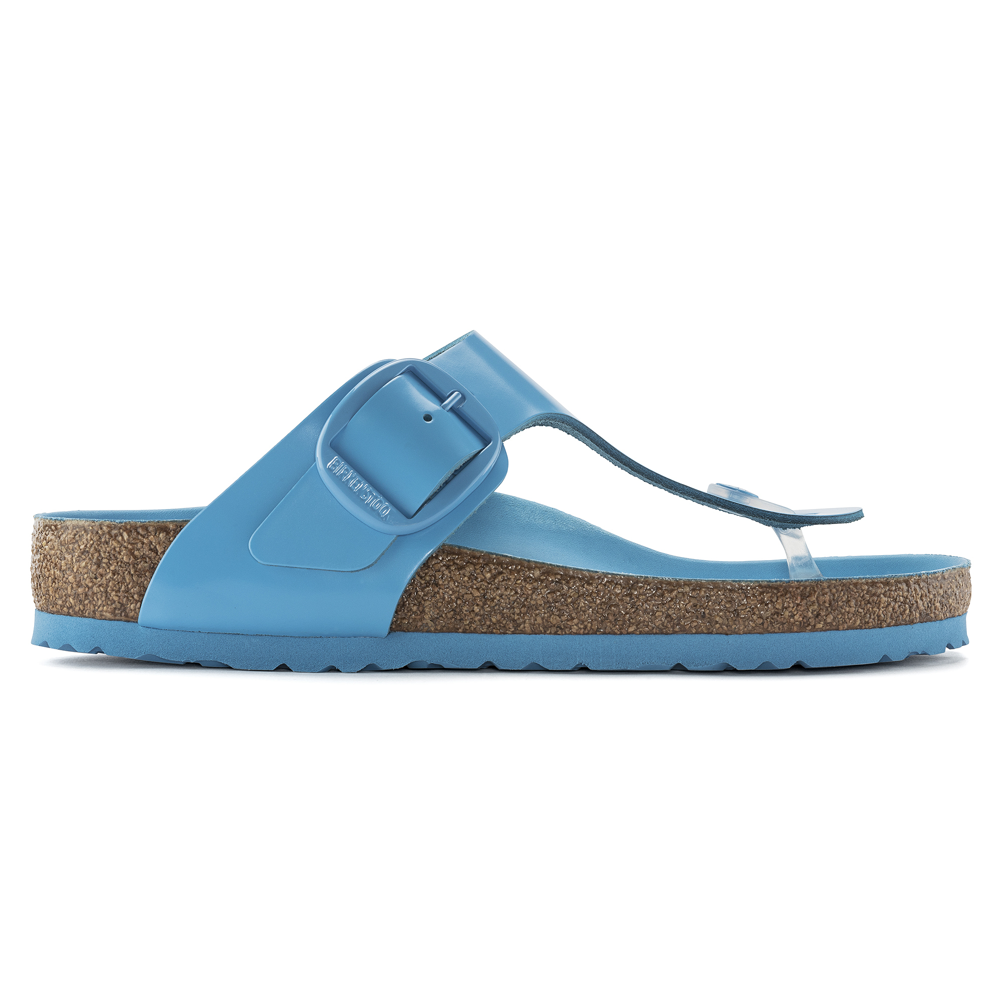 4061418211729 - Flip-Flops für Damen Gizeh Big Buckle Natural Leather Patent