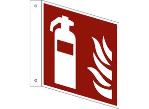 4061466027617 - Brandschutzzeichen Feuerlöscher VE 10 Stk Aluminium Fahnenschild 150 x 150 mm 4061466027617 - Brandschutzzeichen Feuerlöscher VE 10 Stk Aluminium Fahnenschild 150 x 150 mm