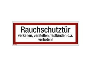 4061466068801 - Brandschutzkennzeichen für die Feuerwehr Rauchschutztür verkeilen verstellen festbinden o ä verboten! VE 10 Stk Kunststoff langnachleuchtend LxH 297 x 105 mm kaiserkraft 4061466068801 - Brandschutzkennzeichen für die Feuerwehr Rauchschutztür verkeilen verstellen festbinden o ä verboten! VE 10 Stk Kunststoff langnachleuchtend LxH 297 x 105 mm kaiserkraft