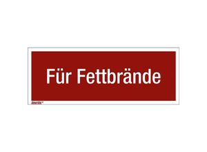 4061466068856 - Kombizusatzschilder mit Text für Brandschutzzeichen Für Fettbrände VE 10 Stk LxH 200 x 75 mm 4061466068856 - Kombizusatzschilder mit Text für Brandschutzzeichen Für Fettbrände VE 10 Stk LxH 200 x 75 mm
