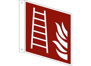 4061466070316 - Brandschutzzeichen Leiter VE 10 Stk Kunststoff Fahnenschild 200 x 200 mm 4061466070316 - Brandschutzzeichen Leiter VE 10 Stk Kunststoff Fahnenschild 200 x 200 mm