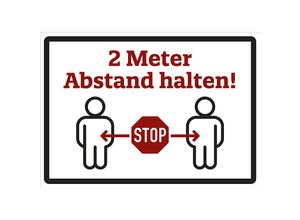 4061466098655 - Hinweisschild - Abstand halten Folie selbstklebend weiß LxH 420 x 297 mm 4061466098655 - Hinweisschild - Abstand halten Folie selbstklebend weiß LxH 420 x 297 mm