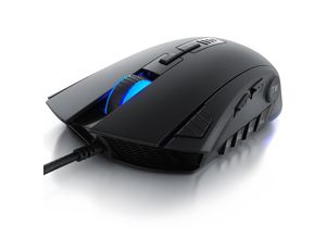 4061474005904 - Gaming-Maus kabelgebunden Gaming Mouse mit 24000 dpi & Gewichtstuning 12 Tasten Avago Sensor