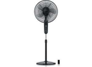 4061474006185 - Standventilator 60W mit Timer Luftkühler 80 Grad osziellierend Ventilator höhenverstellbar Kopf um 35 Grad neigbar 3 Geschwindigkeiten