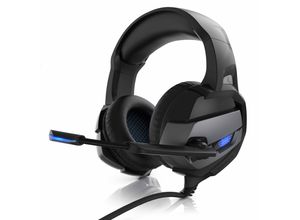 4061474007496 - CSL USB Gaming Headset GHS - 201 mit Mikrofon Kopfhörer für Windows Mac PS3 PS4 PS4 Pro