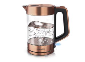 4061474008141 - Arendo Glas Wasserkocher 17l Cool Touch edles Kupfer Design
