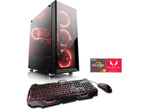 4061474099804 - CSL Gaming-PC Levitas T8112 Computer Gr Microsoft Windows 10 Home (64 Bit) 16 GB RAM 1000 GB SSD schwarz Gaming PCs