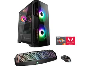 4061474099811 - CSL Gaming-PC Levitas T8113 Computer Gr Microsoft Windows 10 Home (64 Bit) 16 GB RAM 1000 GB SSD schwarz Gaming PCs