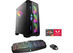 4061474110554 - CSL Gaming-PC Levitas T8513 Computer Gr Microsoft Windows 10 Home (64 Bit) 16 GB RAM 500 GB SSD schwarz Gaming PCs