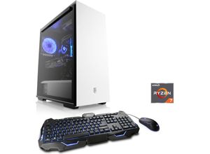 4061474114163 - CSL Gaming-PC HydroX T8431 Wasserkühlung Computer Gr Microsoft Windows 10 Home 16 GB RAM 1000 GB SSD weiß Gaming PCs