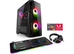 4061474120782 - CSL Gaming-PC RGB Gaming Edition L8411 Computer Gr Microsoft Windows 10 Home (64 Bit) 16 GB RAM 1000 GB SSD schwarz Gaming PCs