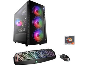 4061474121550 - CSL Gaming-PC HydroX V8513 Computer Gr Microsoft Windows 10 Home (64 Bit) 16 GB RAM 1000 GB SSD schwarz Gaming PCs