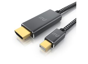 4061474124353 - Primewire 4k Mini Displayport 14 zu Hdmi 20 Kabel - Mini DP Adapter - 4k@60Hz - Thunderbolt 1-2 - Audio und Video - für MacBook Surface Pro Lenovo - 3m