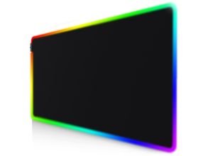 4061474125961 - XXXL RGB Gaming Mauspad - 1200 x 600 mm - Mousepad - LED Multi Color - 7 LED Farben Plus 4 Effektmodi - für Präzision und Geschwindigkeit