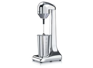 4061474126678 - Arendo Getränkemixer elektrisch 500 ml 100 W 2 Geschwindigkeitsstufen für Protein Drinks Smoothies Eischnee Cocktails Silber