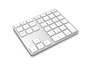 4061474126920 - Bluetooth Numpad - Wireless Ziffernblock mit Multifunktionstasten - Keypad Aluminium - 35 Tasten - Bluetooth 30 - Kabellos