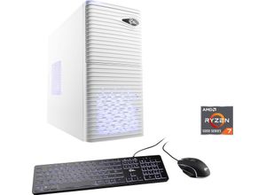 4061474160528 - CSL Gaming-PC Sprint V28124 Computer Gr Microsoft Windows 11 Home (64 Bit) 16 GB RAM 1000 GB SSD weiß Gaming PCs