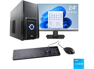 4061474161914 - F (A bis G) CSL PC-Komplettsystem Speed V25816 Computer-Komplettsysteme Gr Microsoft Windows 11 Home (64 Bit) 8 GB RAM 500 GB SSD schwarz PC Sets