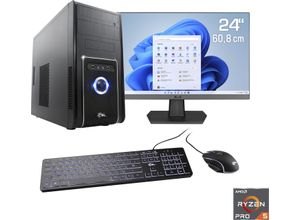 4061474162072 - F (A bis G) CSL Gaming-PC-Komplettsystem Sprint V28884 Computer-Komplettsysteme Gr Microsoft Windows 11 Home (64 Bit) 8 GB RAM 500 GB SSD schwarz PC Sets