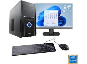 4061474162171 - F (A bis G) CSL PC-Komplettsystem Speed V21813 Computer-Komplettsysteme Gr Microsoft Windows 11 Home (64 Bit) 8 GB RAM 500 GB SSD schwarz PC Sets