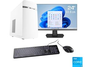 4061474163871 - F (A bis G) CSL PC-Komplettsystem Speed V25884 Computer-Komplettsysteme Gr Microsoft Windows 11 Home (64 Bit) 8 GB RAM 500 GB SSD weiß PC Sets