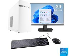 4061474163932 - F (A bis G) CSL PC-Komplettsystem Speed V25885 Computer-Komplettsysteme Gr Microsoft Windows 11 Home (64 Bit) 8 GB RAM 500 GB SSD weiß PC Sets