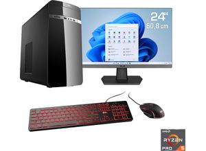 4061474164106 - F (A bis G) CSL Gaming-PC-Komplettsystem Sprint V28910 Computer-Komplettsysteme Gr Microsoft Windows 11 Home (64 Bit) 8 GB RAM 500 GB SSD schwarz PC Sets