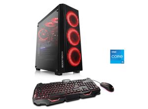 4061474165073 - CSL Gaming-PC HydroX V25110 Computer Gr Microsoft Windows 11 Home (64 Bit) 16 GB RAM 1000 GB SSD schwarz Gaming PCs