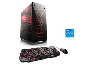 4061474165493 - CSL Gaming-PC Speed V25137 Computer Gr Microsoft Windows 11 Home (64 Bit) 16 GB RAM 1000 GB SSD schwarz Gaming PCs