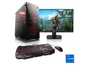 4061474165783 - F (A bis G) CSL Gaming-PC-Komplettsystem HydroX V27125 Computer-Komplettsysteme Gr Microsoft Windows 11 Home (64 Bit) 16 GB RAM 1000 GB SSD schwarz PC Sets