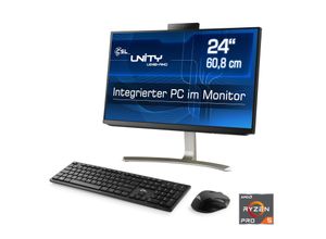 4061474166278 - CSL All-in-One PC Unity U24W-AMD   4650G 1000 GB 16 RAM Win 11 Computer Gr Microsoft Windows 10 16 GB RAM 1000 GB SSD schwarz All in One PC