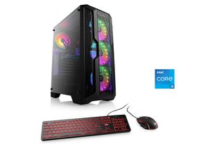 4061474166629 - CSL Gaming-PC Speed V25410 Computer Gr Microsoft Windows 11 Home (64 Bit) 16 GB RAM 1000 GB SSD schwarz Gaming PCs