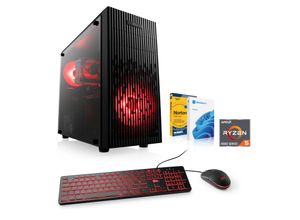 4061474169859 - CSL Gaming-PC Levita L8510 Computer Gr Microsoft Windows 11 Home (64 Bit) 16 GB RAM 500 GB SSD schwarz Gaming PCs