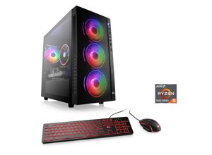 4061474177106 - CSL Gaming-PC Sprint V28624 Computer Gr Microsoft Windows 11 Home (64 Bit) 16 GB RAM 1000 GB SSD schwarz Gaming PCs