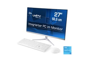 4061474182230 - CSL All-in-One PC Unity F27-JLS Pentium Computer Gr Microsoft Windows 11 Home (64 Bit) 16 GB RAM 512 GB SSD weiß All in One PC 4061474182230 - CSL All-in-One PC Unity F27-JLS Pentium Computer Gr Microsoft Windows 11 Home (64 Bit) 16 GB RAM 512 GB SSD weiß All in One PC