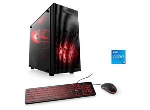 4061474183619 - CSL Gaming-PC Speed V25150 Computer Gr Microsoft Windows 11 Home (64 Bit) 16 GB RAM 500 GB SSD schwarz Gaming PCs