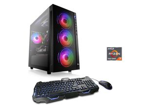 4061474185941 - CSL Gaming-PC HydroX V28110 Computer Gr Microsoft Windows 11 Home (64 Bit) 16 GB RAM 1000 GB SSD schwarz Gaming PCs