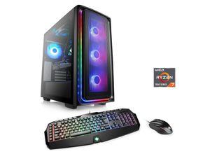 4061474185958 - CSL Gaming-PC HydroX V28345 Computer Gr Microsoft Windows 11 Home (64 Bit) 32 GB RAM 2000 GB SSD schwarz Gaming PCs