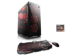 4061474186122 - CSL Gaming-PC Sprint V26110 Computer Gr Microsoft Windows 11 Home (64 Bit) 16 GB RAM 1000 GB SSD schwarz Gaming PCs