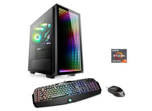 4061474187433 - CSL Gaming-PC Aqueon A77310 Extreme Edition Computer Gr Microsoft Windows 11 Home (64 Bit) 32 GB RAM 1000 GB SSD schwarz Gaming PCs