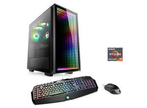 4061474187648 - CSL Gaming-PC Aqueon A77344 Extreme Edition Computer Gr Microsoft Windows 11 Home (64 Bit) 32 GB RAM 2000 GB SSD schwarz Gaming PCs