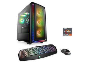 4061474191058 - CSL Gaming-PC Aqueon A77346 Extreme Edition Computer Gr Windows 11 Home64bit 32 GB RAM 1000 GB SSD schwarz Gaming PCs